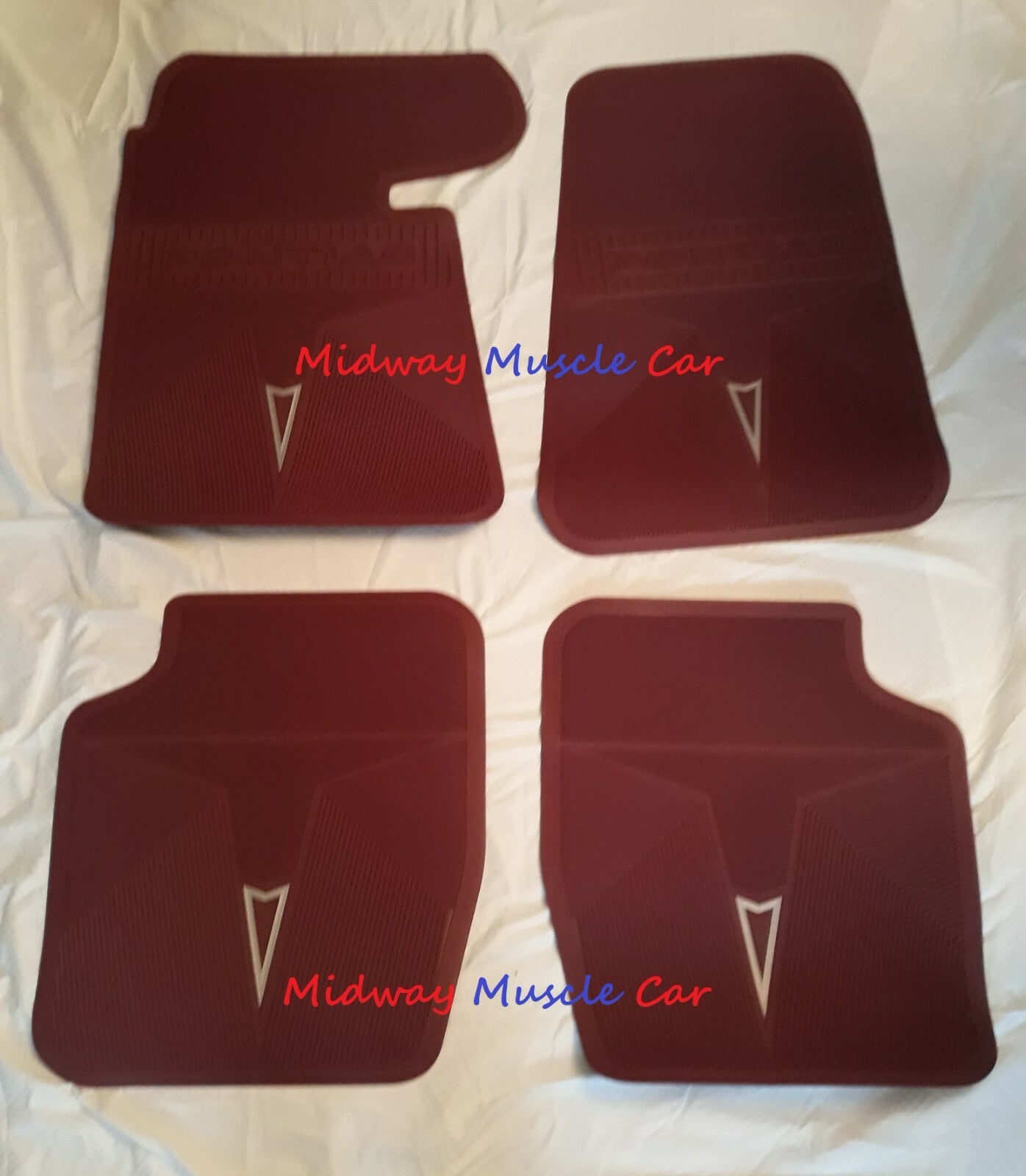 NEW original style RED 64 65 Pontiac floor mats GTO Lemans Judge Bonneville