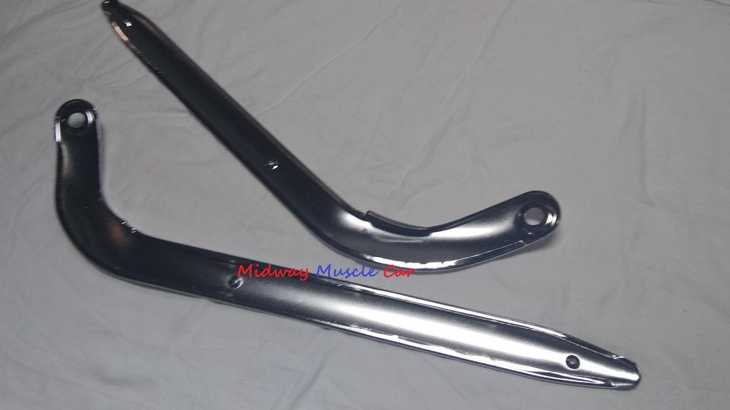 bucket seat back side hinge chrome trim 62-65 Chevy II Chevelle Pontiac GTO 442