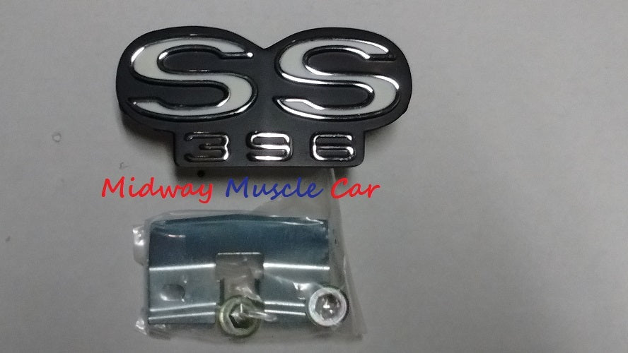 SS 396 grille emblem   67 Chevy Chevelle El Camino   Malibu