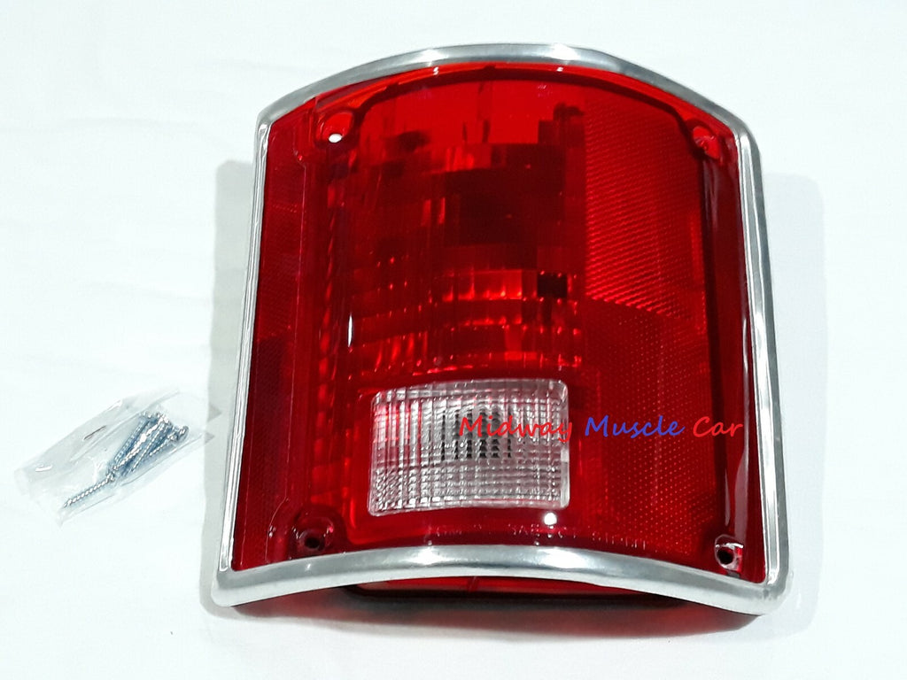RH passenger tail light lens w/ trim 73-87 Chevy GMC Pickup Truck Blazer C10