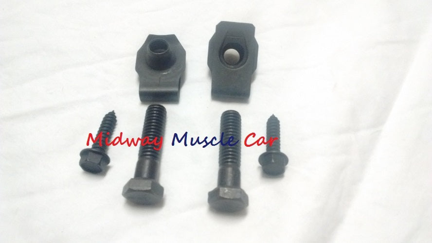 fuel gas tank strap mounting hardware kit 74-76 Chevy Camaro Pontiac Firebird