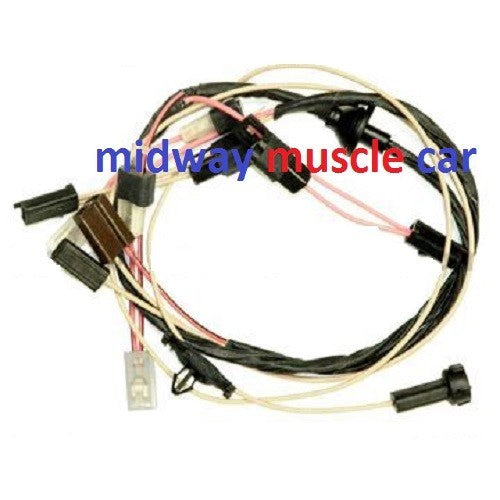cowl induction hood wiring harness 70 71 72 Chevy Chevelle Malibu el camino