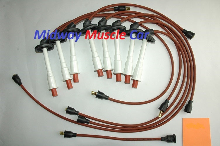 1-67 race HEMI spark plug wires 67 MOPAR Coronet GTX Charger belvedere dart fury