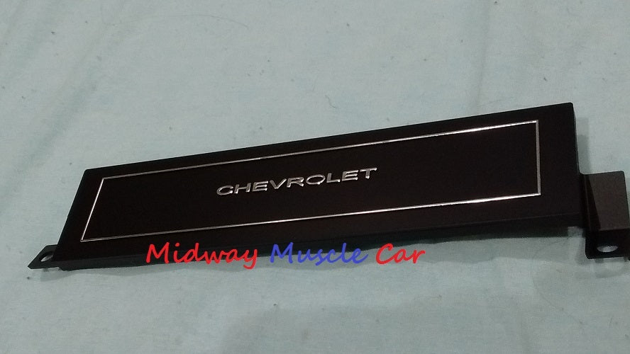 70 71 72 Chevy Chevelle SS Dash instrument cluster panel CHEVROLET heater plate