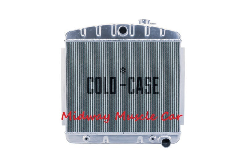 55 56 57 Chevy tri-5  Cold-Case performance aluminum radiator   V8 mount