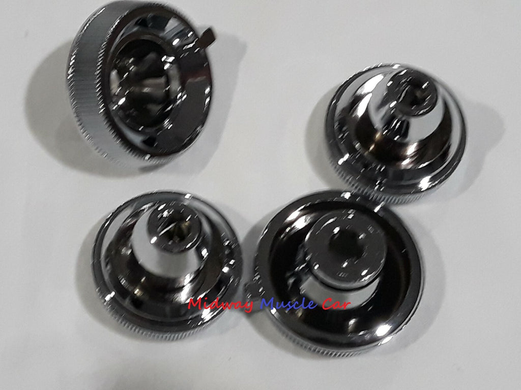 Chrome Radio Knob set 78-87 Chevy GMC Pickup Blazer Jimmy C10 K10 C1500 Suburban