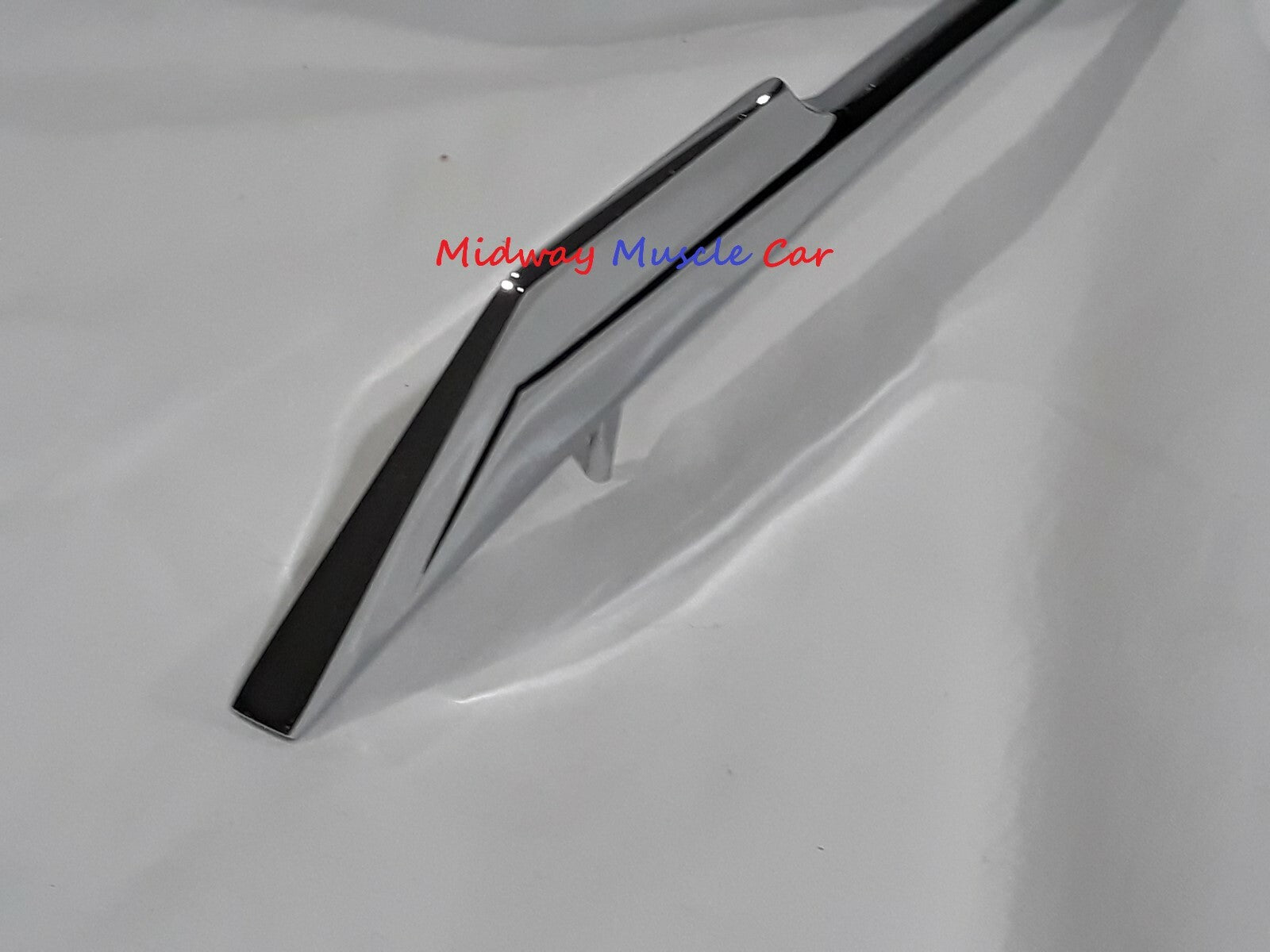 front chrome hood spear w/ nuts 1966  66 Chevy Chevelle Malibu El Camino