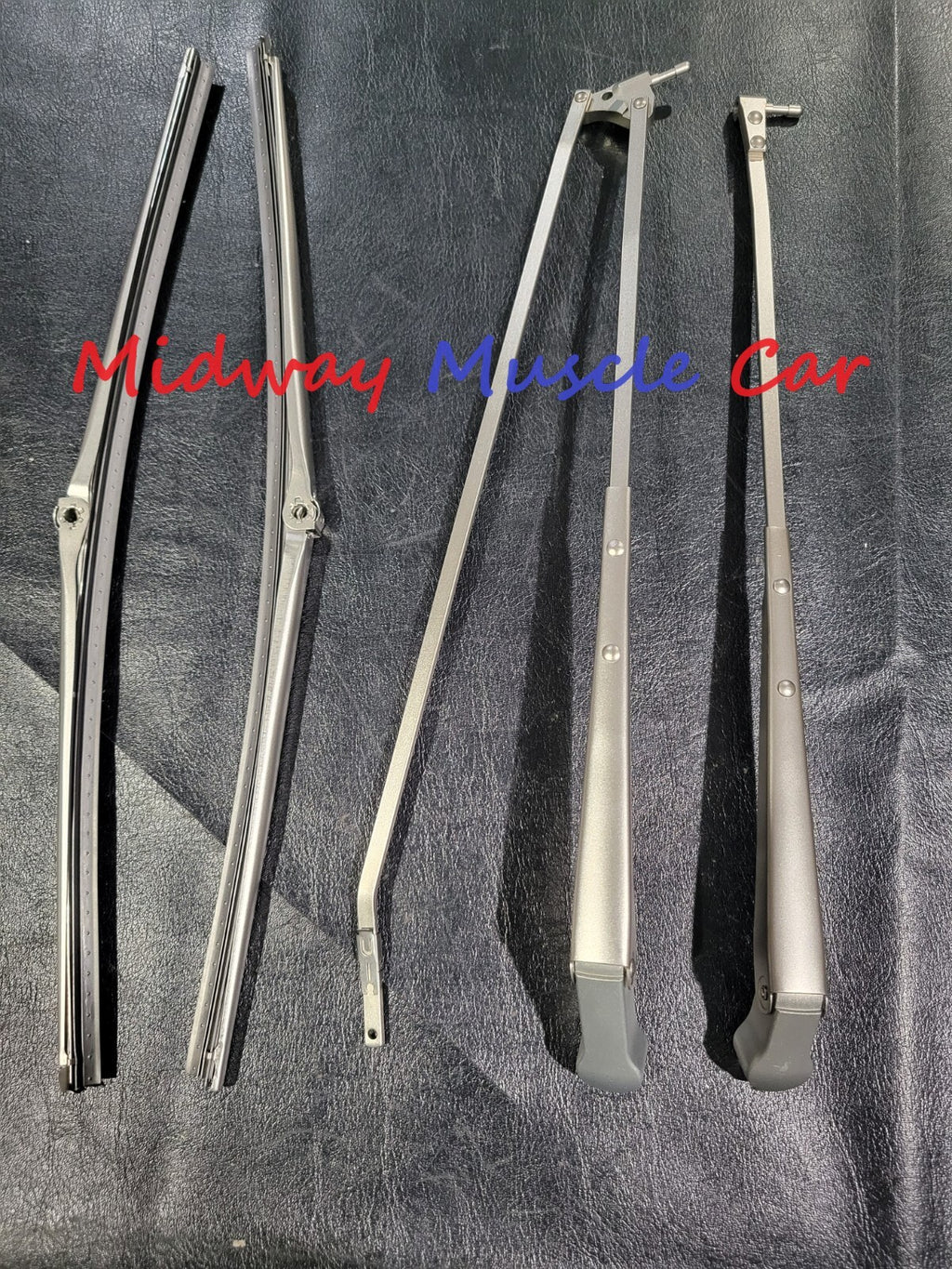 windshield wiper arm & blade set 68-72 Chevy Chevelle Pontiac GTO Olds 442 GS