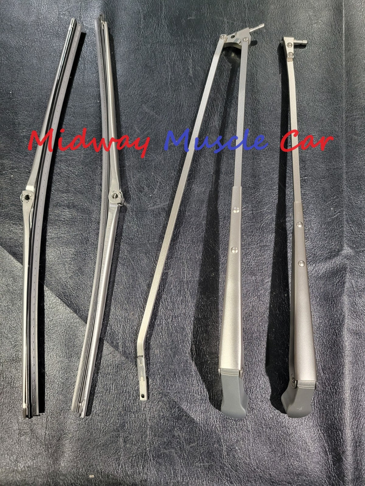 windshield wiper arm & blade set 68-72 Chevy Chevelle Pontiac GTO Olds 442 GS