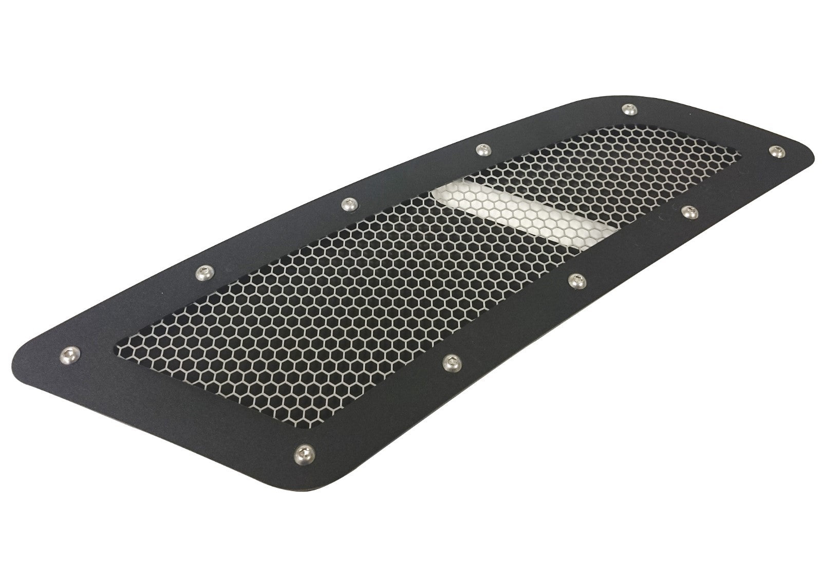 Mustang GT SPEED silver mesh hood vents scoops 15 16 17 Ford Mustang