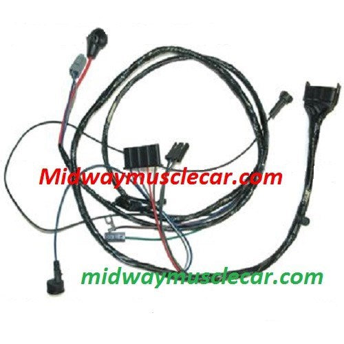 HEI   engine wiring harness V8 65 Pontiac GTO LeMans Tempest  w/o A/C