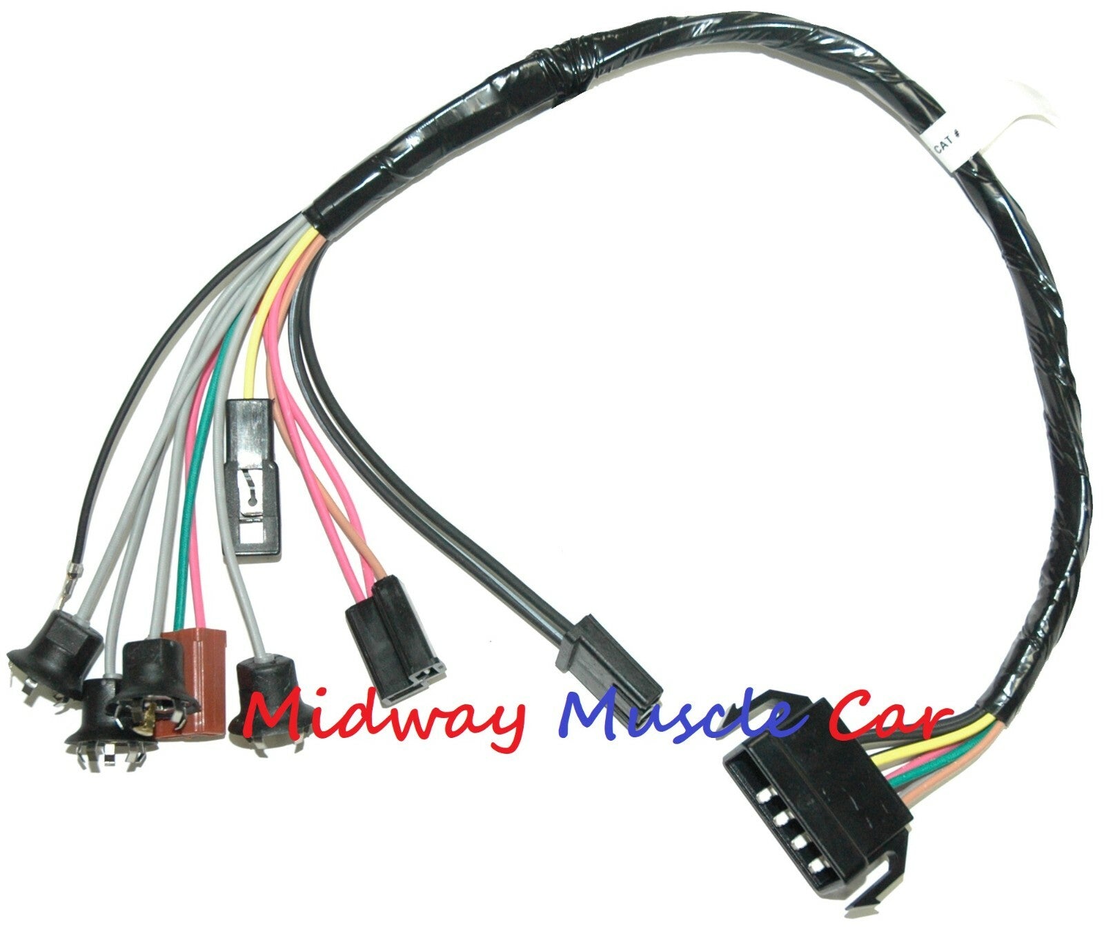 console wiring harness w/ console gauges 68 69 70 71 72 Chevy Nova