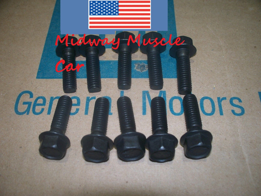 correct intake manifold bolts Pontiac 350 389 400 428 455 NOS R gto trans am t/a