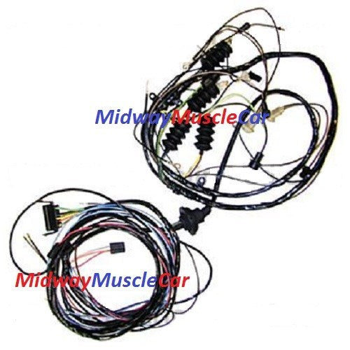 68 Corvette rear body tail light wiring harness    Chevy vet 327 427