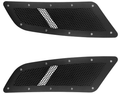 Mustang GT SPEED black mesh hood vents scoops 2015-17 Ford Mustang