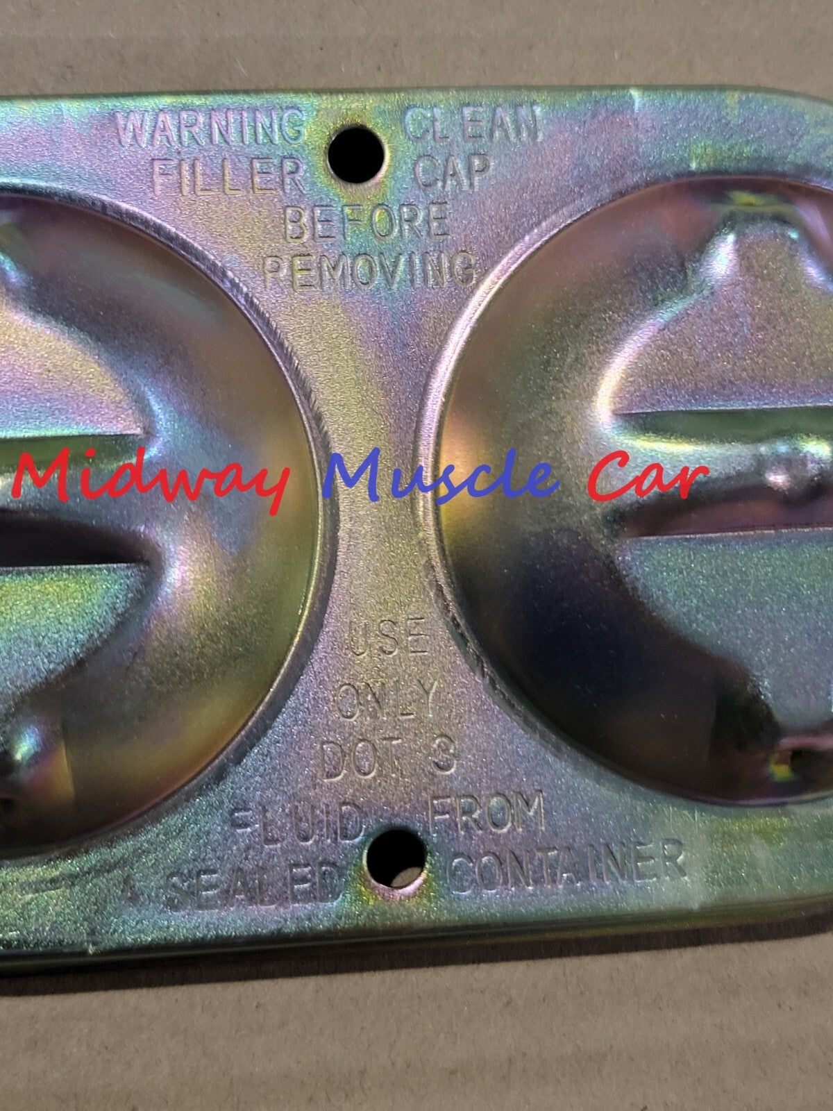 disc brake master cylinder cap lid 67-69 Chevy Chevelle Camaro Pontiac GTO 442