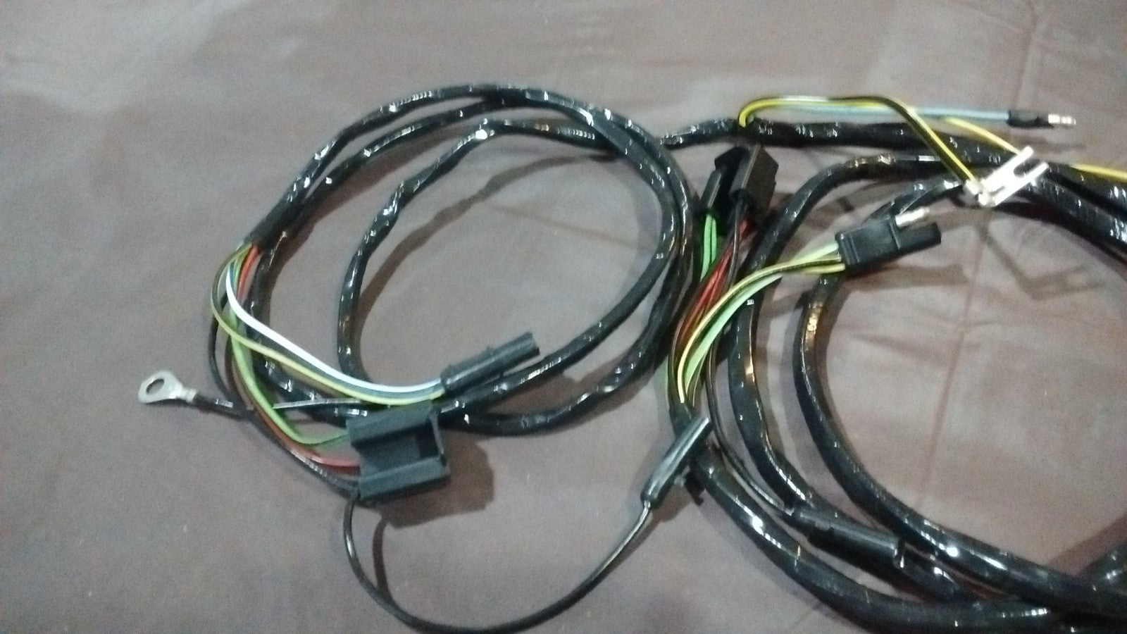 front end headlamp light feed Wiring Harness 64 Ford Mustang 260 289