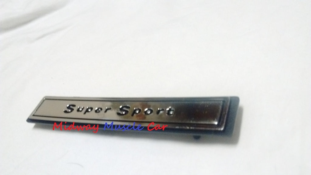 Super Sport dash emblem 67 1967 Chevy Chevelle El Camino Malibu