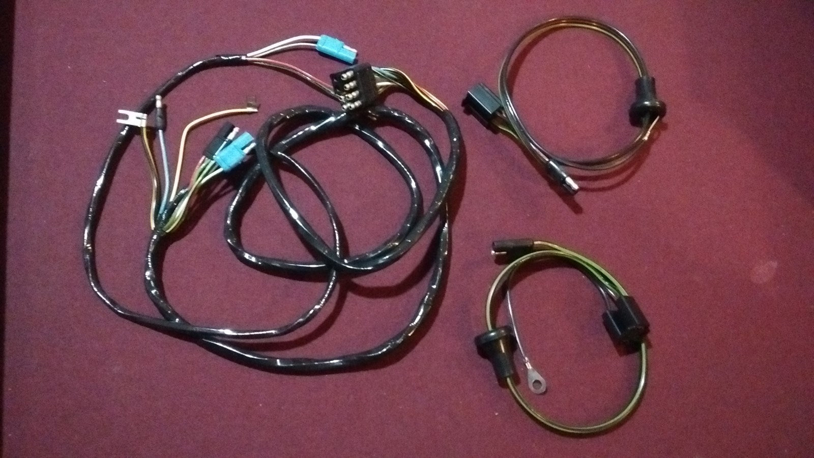 65 Ford Falcon Forward lamp Wiring Harness & headlight extensions     Ranchero