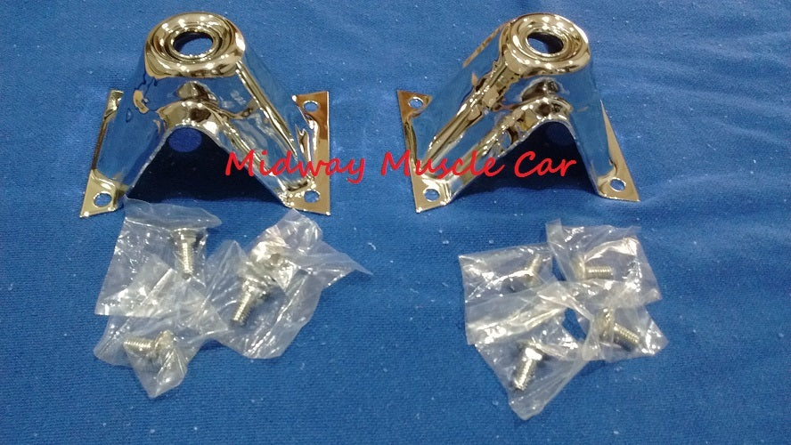 custom chrome front end shock towers 62 63 64 65 66 67 Chevy II Nova