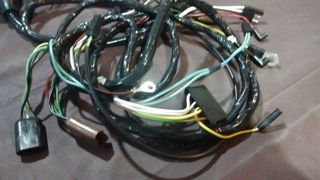 front end headlight feed firewall wiring harness 67 Ford Mustang w/tach w/o GT