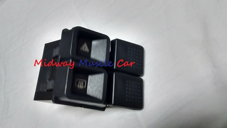 NEW 1987-1993 Ford Mustang GT LX rear window defrost & hazard dash rocker switch