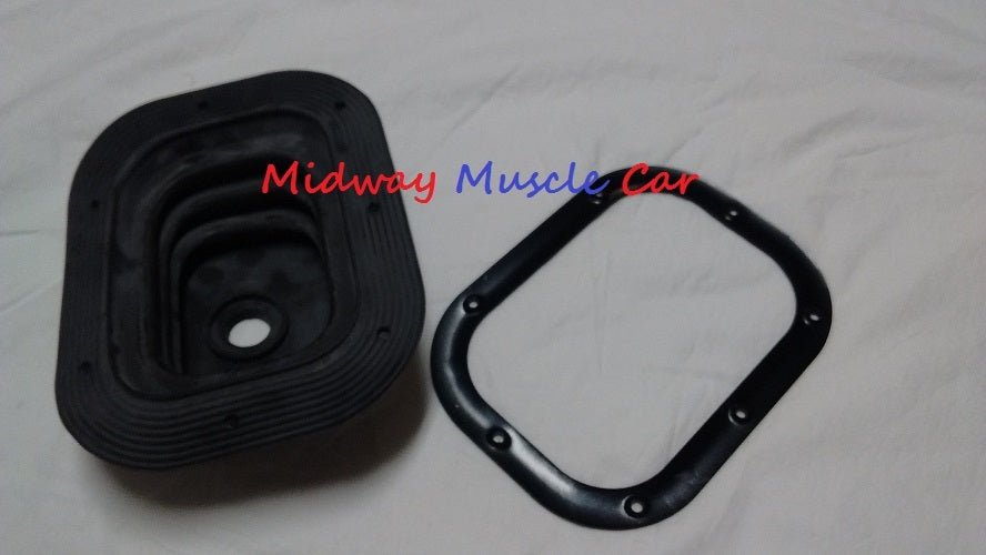 4 spd manual trans floor shifter boot & retainer ring 64 65 66 67 Chevy II Nova