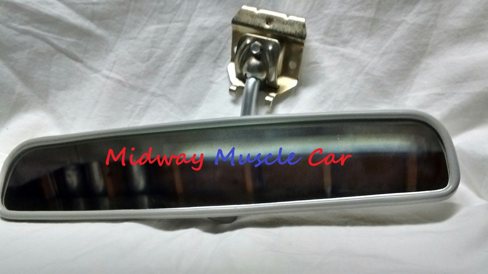 Convt Rear View Mirror & Bracket Assy 69-71 Chevy Pontiac Chevelle GTO Skylark