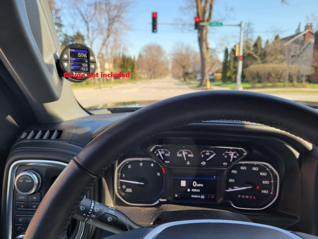 19-22 Chevy Silverado GMC Sierra A-pillar single Gauge Pod