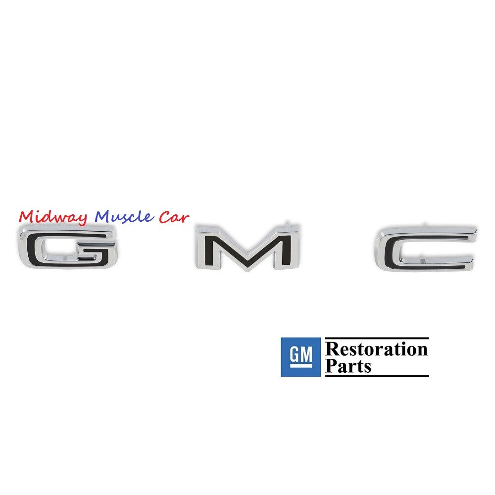 GMC HOOD LETTERS 68-72 GMC Pickup K10 C10 C1500 k20 c20 Jimmy Suburban
