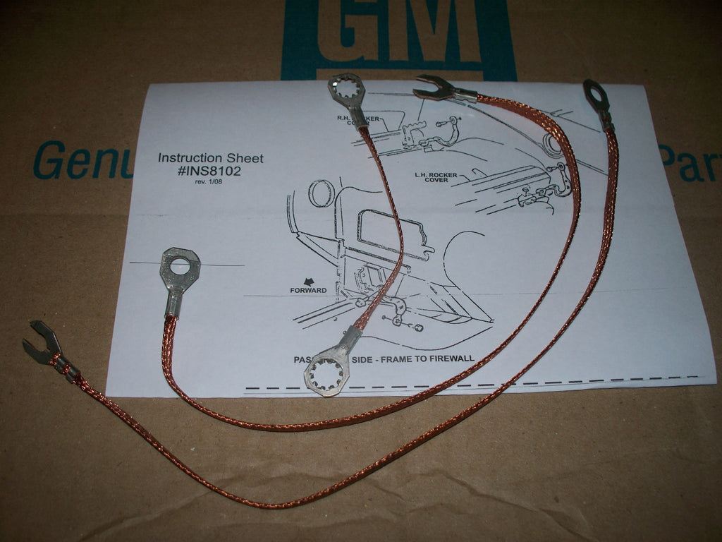 ground strap set 67 68 Chevy Camaro 327 350 396 283 302