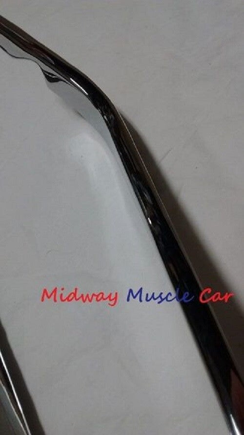 chrome front lower valance panel moldings (pr) 1970 70 Pontiac GTO