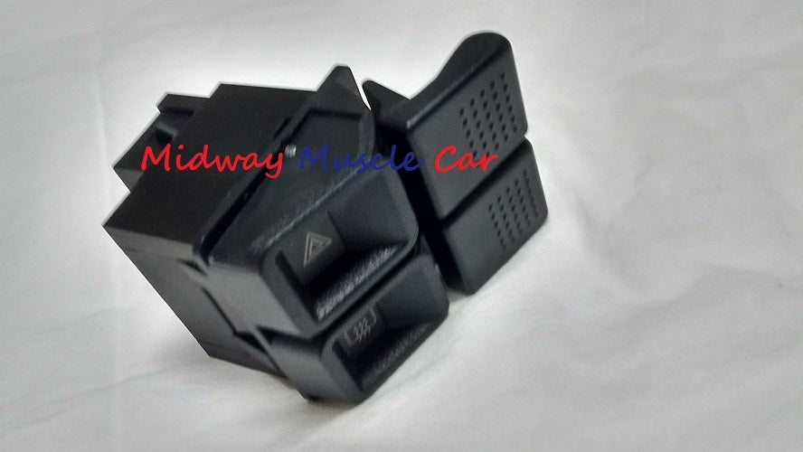 NEW 1987-1993 Ford Mustang GT LX rear window defrost & hazard dash rocker switch