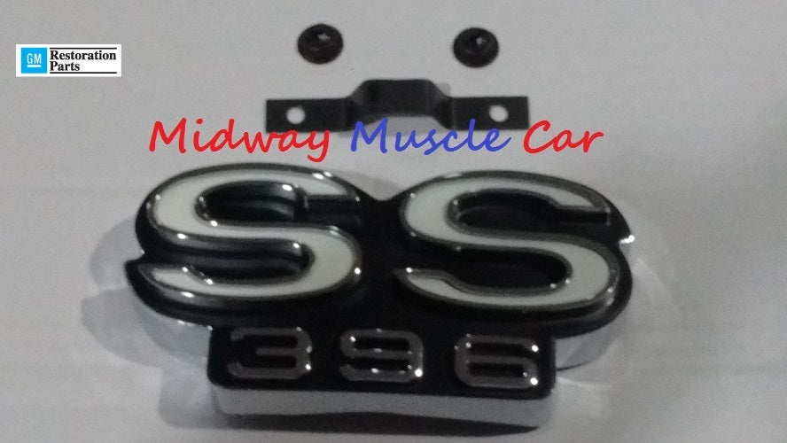 SS 396 grille emblem   69 Chevy Chevelle El Camino    GM resto part