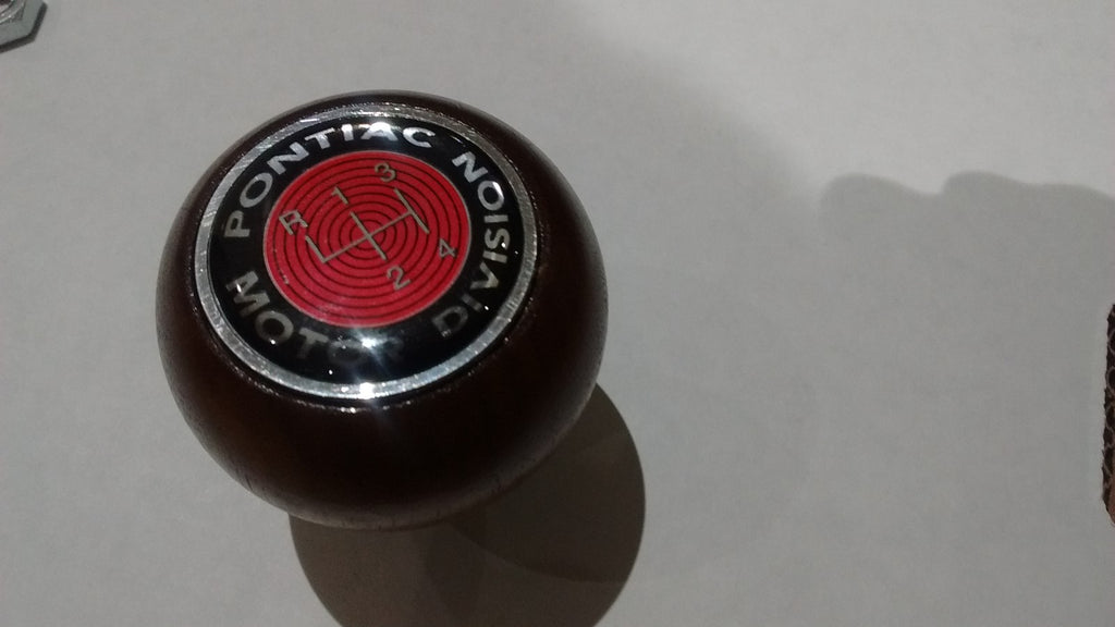 correct PMD walnut wood 4 speed shifter knob Pontiac GTO Judge Firebird T/A