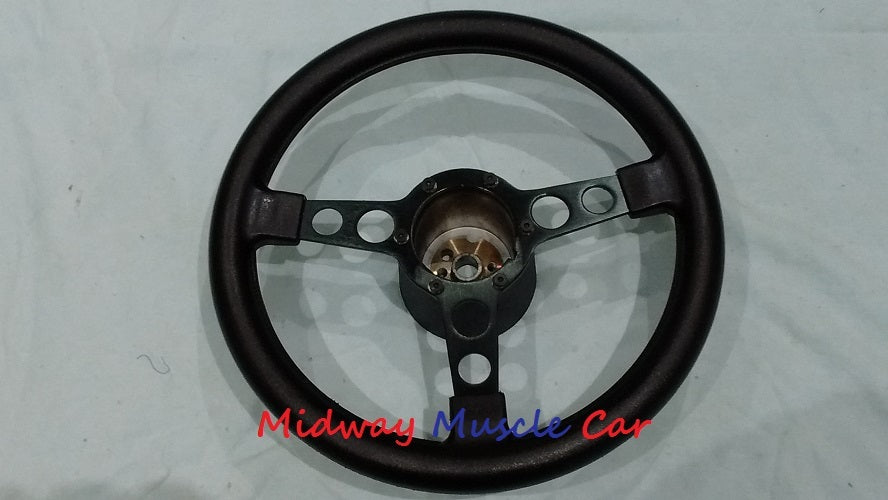 NEW formula steering wheel black spokes & collar 70-81 Pontiac Firebird Trans Am
