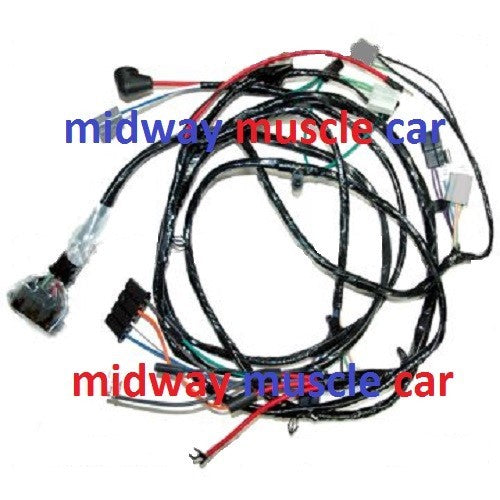 front end headlight headlamp wiring harness 67 Chevy Impala Caprice Biscayne