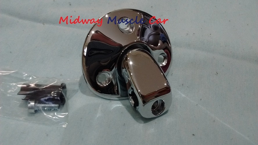 chrome sunvisor sun visor support bracket (pr) Chevy GTO Camaro Chevelle 442 GS