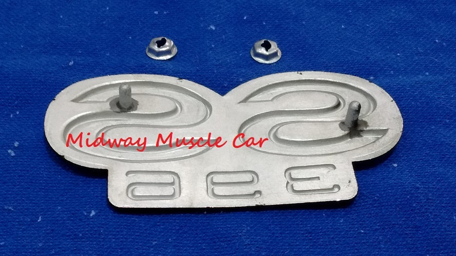 SS396 rear deck tail panel emblem   67 Chevy Chevelle Malibu super spport SS