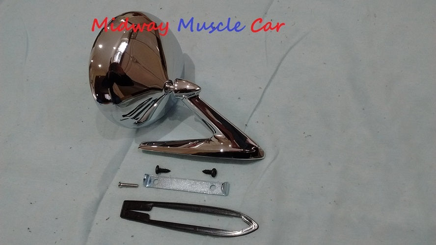 correct outside round side view mirror 64 65 66 Pontiac GTO Firebird Bonneville