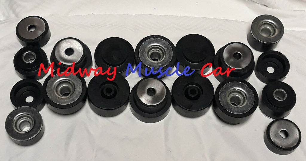 Rubber Body Mounts Bushings Cushions 68-72 Chevy Pontiac Chevelle Malibu GTO 442