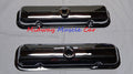 NEW Stock Chrome Valve Covers pr 67-79 Pontiac GTO T/A Firebird 400 455 350 428