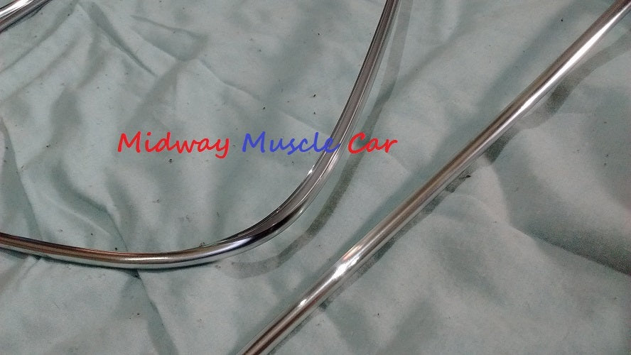bucket seat chrome trim w/caps Chevy Chevelle GS Cutlass skylark Pontiac GTO 442