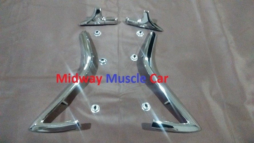 vinyl top corner moldings end caps with nuts 70 71 72 Chevy Chevelle Malibu