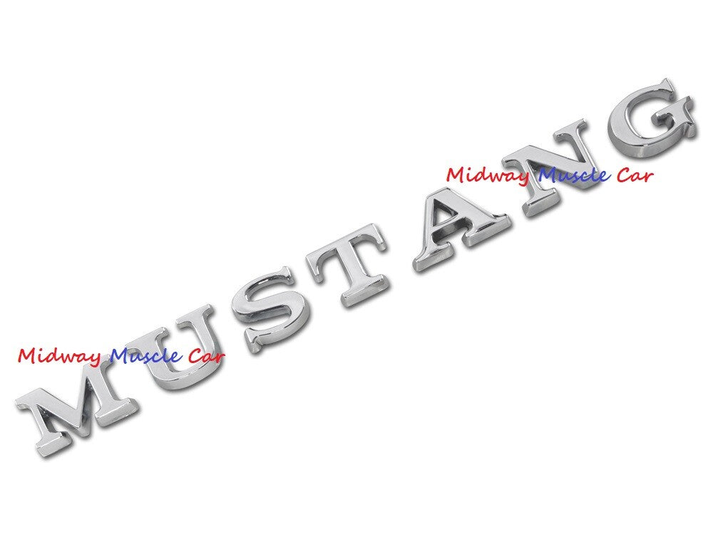 65-72 Ford MUSTANG Trunk Letters  Emblem Kit