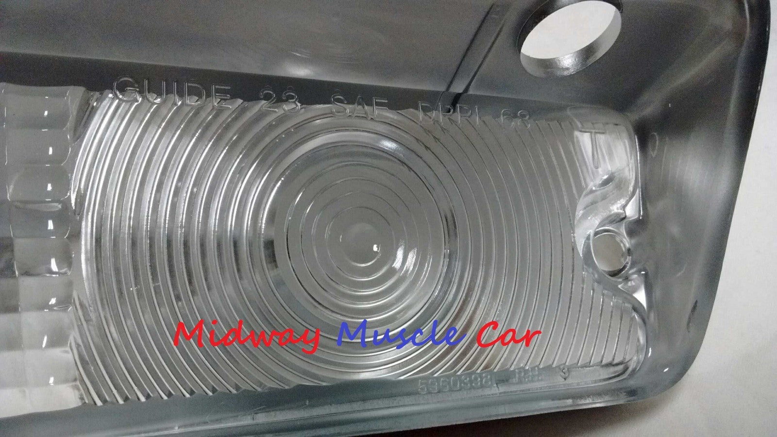 NEW RH front passenger turn signal parking light lamp lens 68 Pontiac GTO LeMans