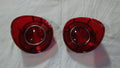 rear body tail lamp light lens L & R pair 72 1972 Chevy Chevelle Malibu