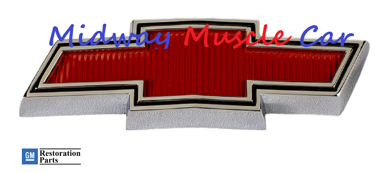red bowtie grille emblem 67 68 Chevy C10 K10 Pickup Truck Suburban  GM resto