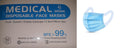 Medical Surgical 3 ply layer Disposable Protective Face Masks  mask PPE (300 pc)