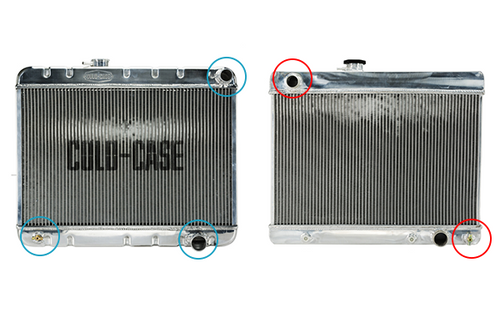 05-13 Chevy Corvette C6 Cold-Case aluminum performance radiator